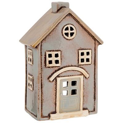 Traditional Cream & Beige Large Village Pottery House